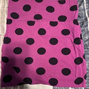 Purple Pokadot Skirt